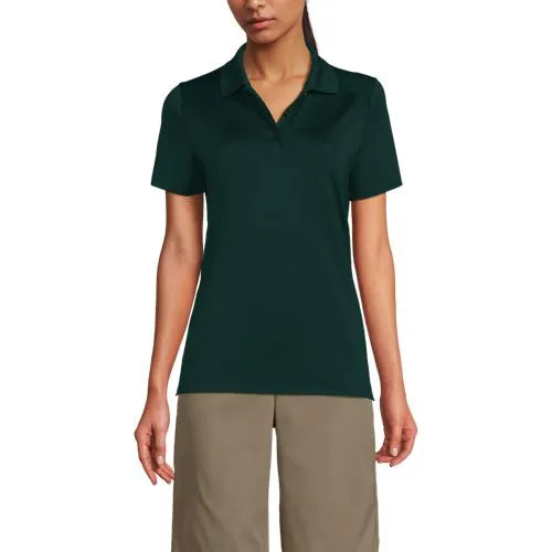 School Uniform Girls Short Sleeve Feminine Fit Rapid Dry Polo Shirt