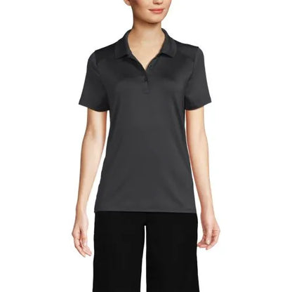 School Uniform Girls Short Sleeve Feminine Fit Rapid Dry Polo Shirt