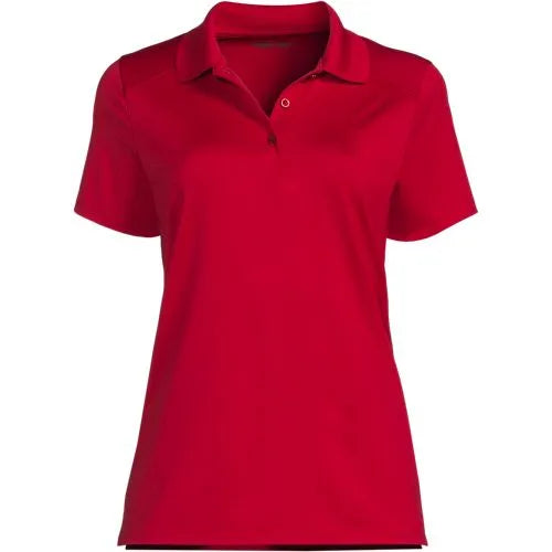 School Uniform Girls Short Sleeve Feminine Fit Rapid Dry Polo Shirt