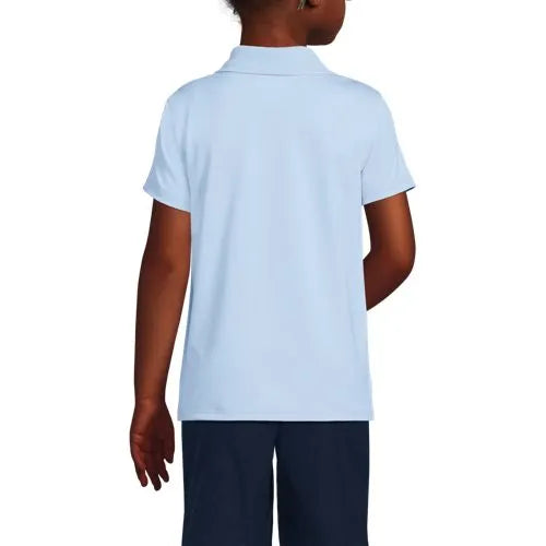 School Uniform Girls Short Sleeve Feminine Fit Rapid Dry Polo Shirt