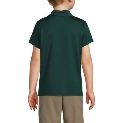 School Uniform Girls Short Sleeve Feminine Fit Rapid Dry Polo Shirt