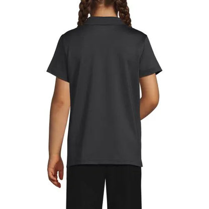 School Uniform Girls Short Sleeve Feminine Fit Rapid Dry Polo Shirt