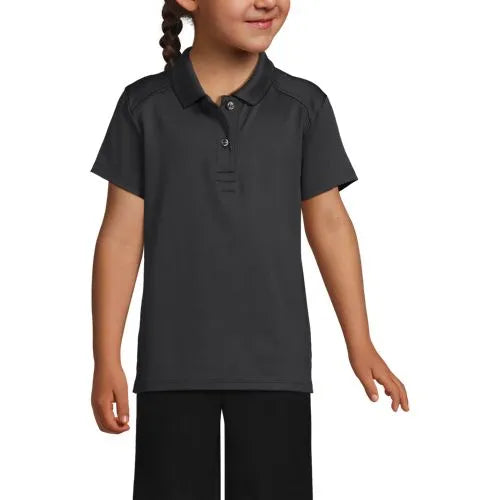 School Uniform Girls Short Sleeve Feminine Fit Rapid Dry Polo Shirt