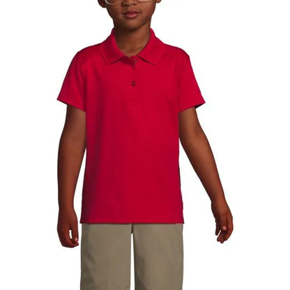 School Uniform Girls Short Sleeve Feminine Fit Rapid Dry Polo Shirt