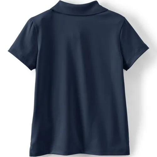 School Uniform Girls Short Sleeve Feminine Fit Rapid Dry Polo Shirt