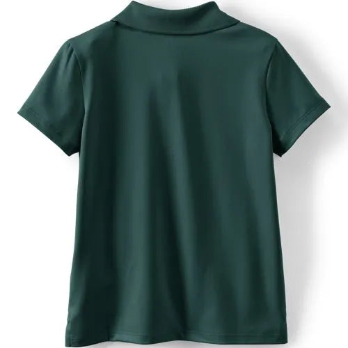 School Uniform Girls Short Sleeve Feminine Fit Rapid Dry Polo Shirt