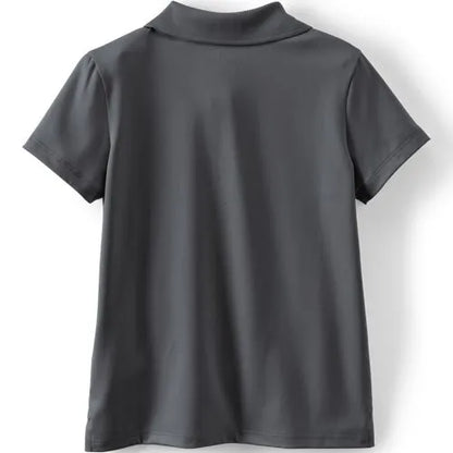 School Uniform Girls Short Sleeve Feminine Fit Rapid Dry Polo Shirt