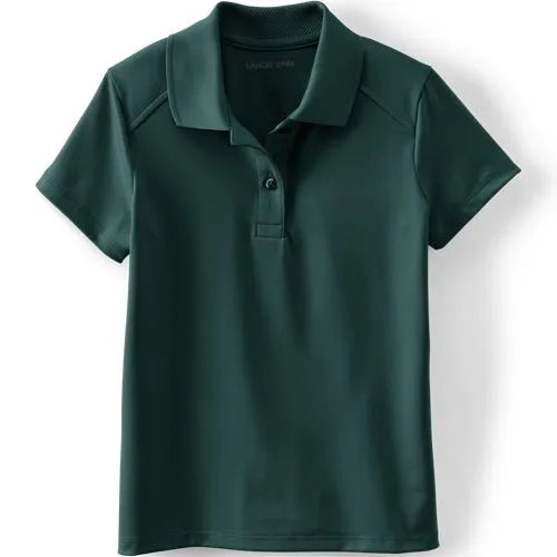 School Uniform Girls Short Sleeve Feminine Fit Rapid Dry Polo Shirt