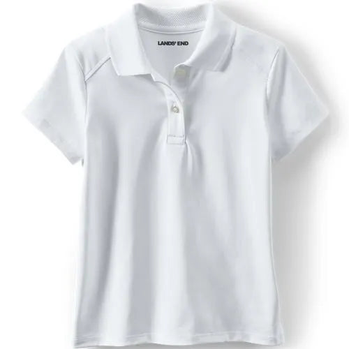 School Uniform Girls Short Sleeve Feminine Fit Rapid Dry Polo Shirt