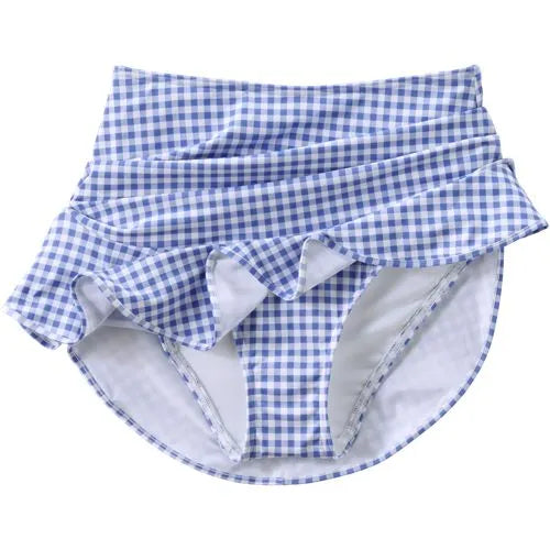 Women's Ruffle Hem Mini Swim Skirt
