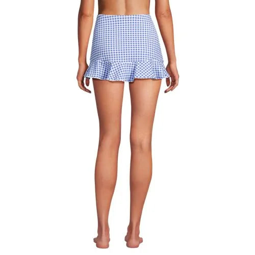 Women's Ruffle Hem Mini Swim Skirt