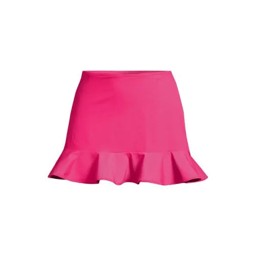 Women's Ruffle Hem Mini Swim Skirt