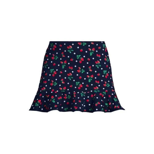 Women's Ruffle Hem Mini Swim Skirt