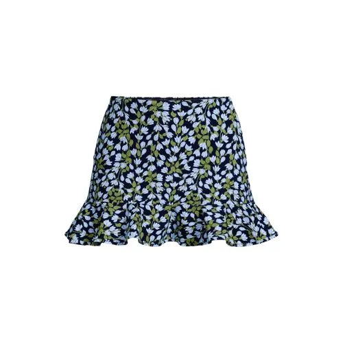 Women's Ruffle Hem Mini Swim Skirt