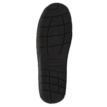 Men's Flannel Lined Suede Slip On Moccasin Slippers