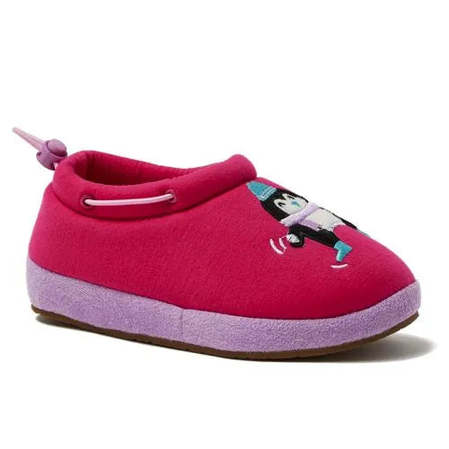 Kids Sweet Dreams Adjustable Toggle Fleece Lined Slippers