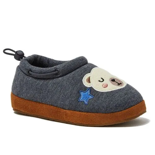 Kids Sweet Dreams Adjustable Toggle Fleece Lined Slippers