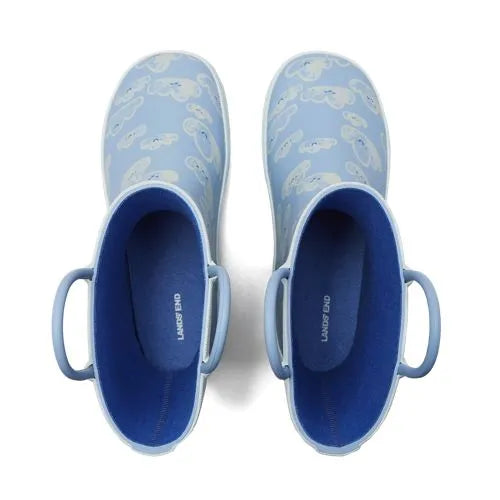 Kids Pull On Splash Rubber Rain Boots