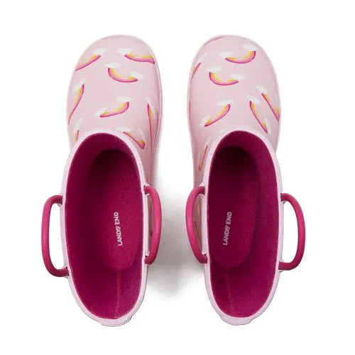 Kids Pull On Splash Rubber Rain Boots