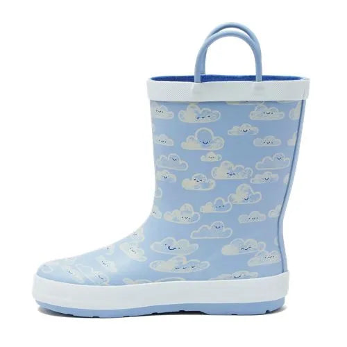Kids Pull On Splash Rubber Rain Boots