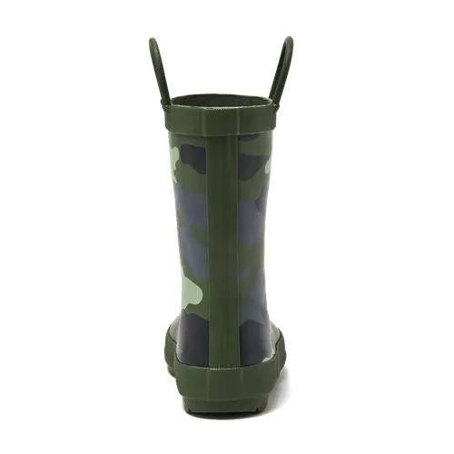 Kids Pull On Splash Rubber Rain Boots