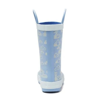 Kids Pull On Splash Rubber Rain Boots
