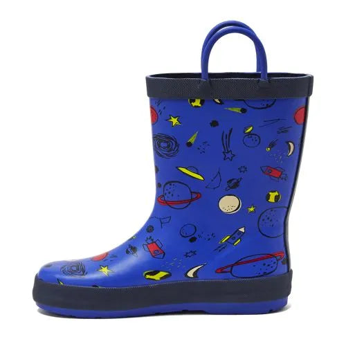 Toddlers Pull On Splash Rubber Rain Boots