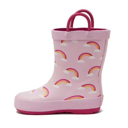 Toddlers Pull On Splash Rubber Rain Boots