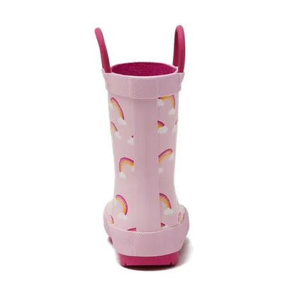 Toddlers Pull On Splash Rubber Rain Boots