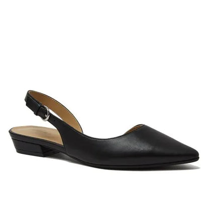 Women's Leather Slingback Low Heels