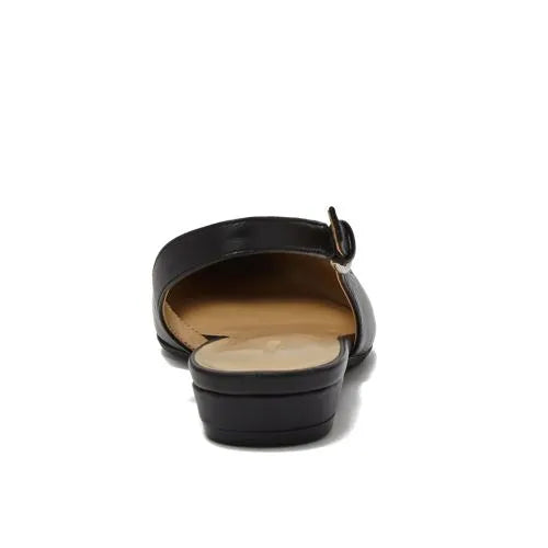 Women's Leather Slingback Low Heels