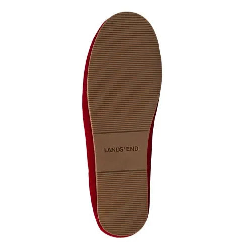 Women's Fuzzy Lined Suede Moccasin Slippers