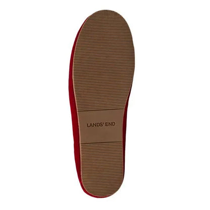 Women's Fuzzy Lined Suede Moccasin Slippers