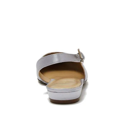 Women's Satin Slingback Low Heels