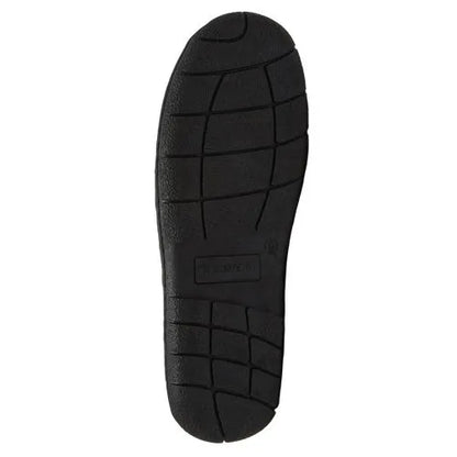 Men's Fuzzy Lined Suede Moccasin Slippers