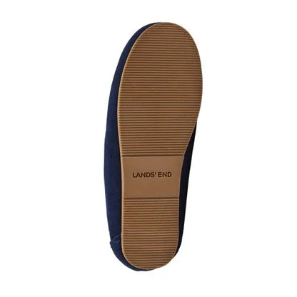 Kids Fuzzy Lined Suede Moccasin Slippers