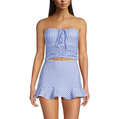 Women's Ruched Halter Midkini Top