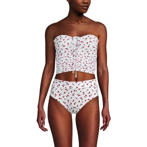 Women's Ruched Halter Midkini Top