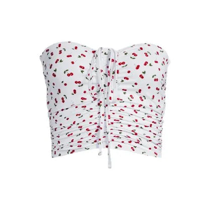 Women's Ruched Halter Midkini Top