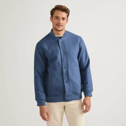 Men's Bonded Twill Varsity Jacket