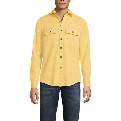 Men's Tall Sun Washed Overshirt