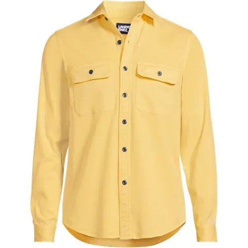 Men's Tall Sun Washed Overshirt