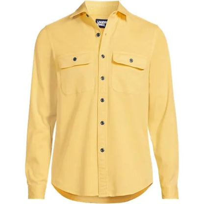 Men's Tall Sun Washed Overshirt
