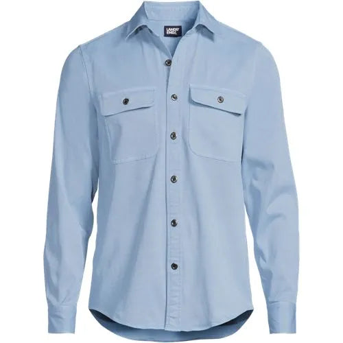 Men's Tall Sun Washed Overshirt