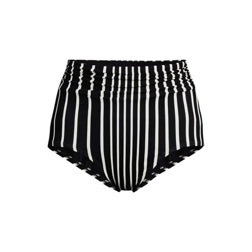 Women's Ruched High Waisted Full Coverage Bikini Bottoms