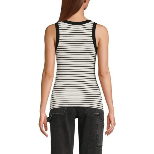 Women's Drapey Rib Fitted Tank Top