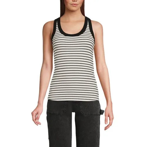 Women's Drapey Rib Fitted Tank Top