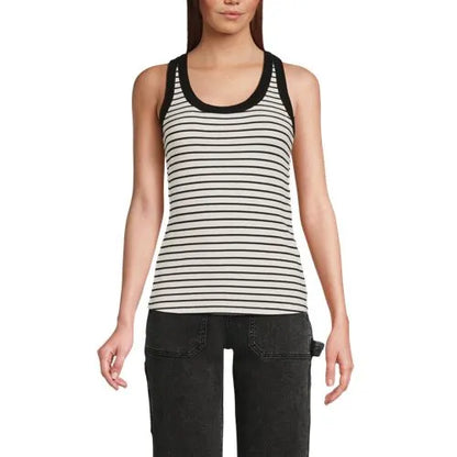 Women's Drapey Rib Fitted Tank Top