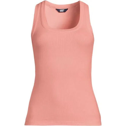 Women's Drapey Rib Fitted Tank Top