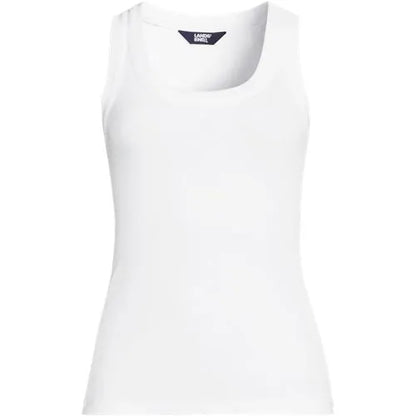 Women's Drapey Rib Fitted Tank Top